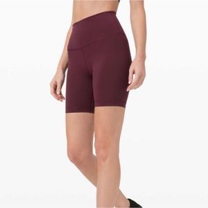 Lululemon Wunder Under Highrise 6” shorts